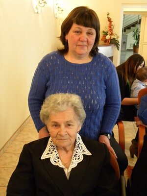 Bronisława Ledniowska z c&oacute;rką Barbarą (Kopiowanie)